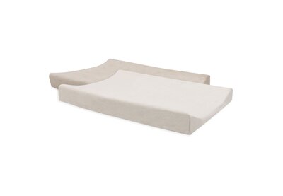 Aankleedkussenhoes Badstof 50x70cm - 2 Stuks Oatmeal Sand Aankleedkussenhoes Badstof 50x70cm - 2 Stuks Oatmeal Sand