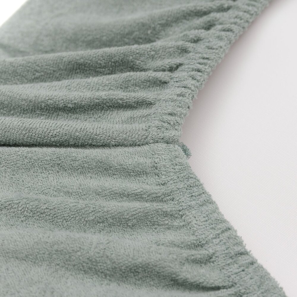 Aankleedkussenhoes Badstof 50x70cm- 2 Stuks Sea Green Ivory Aankleedkussenhoes Badstof 50x70cm- 2 Stuks Sea Green Ivory