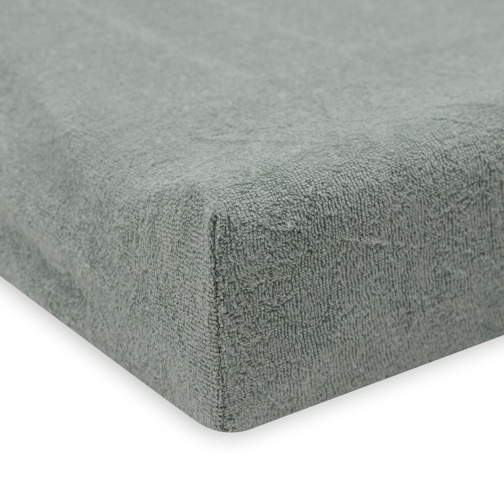 Aankleedkussenhoes Badstof 50x70cm- 2 Stuks Sea Green Ivory Aankleedkussenhoes Badstof 50x70cm- 2 Stuks Sea Green Ivory