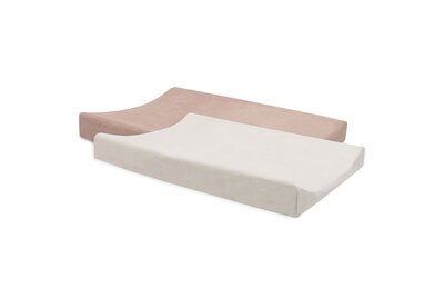 Aankleedkussenhoes Badstof 50x70cm - 2 Stuks Wild Rose Ivory Aankleedkussenhoes Badstof 50x70cm - 2 Stuks Wild Rose Ivory