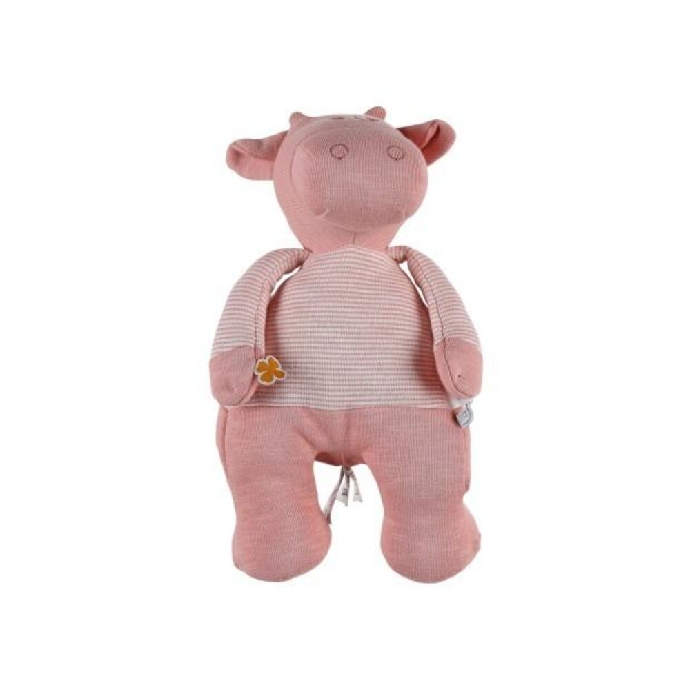 Paco, Nouky & Lola - lola rose peluche small 25cm coton bio roze