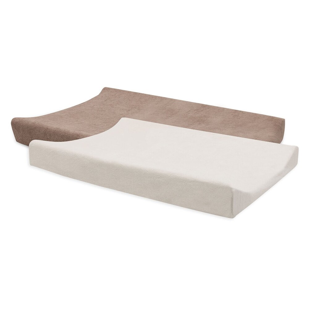 Aankleedkussenhoes Badstof 50x70cm - 2 Stuks Milky Coffee Ivory Aankleedkussenhoes Badstof 50x70cm - 2 Stuks Milky Coffee Ivory