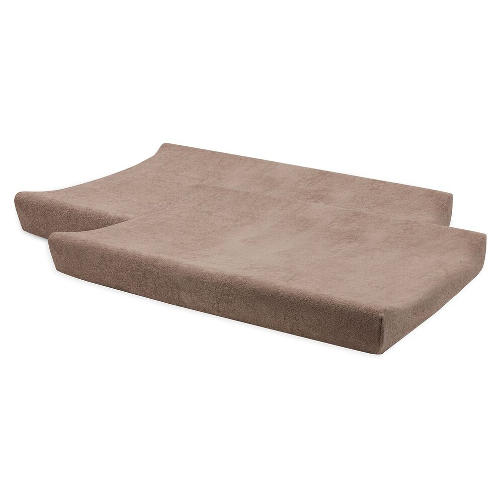 Aankleedkussenhoes Badstof 50x70cm- 2 Stuks Milky Coffee Aankleedkussenhoes Badstof 50x70cm- 2 Stuks Milky Coffee