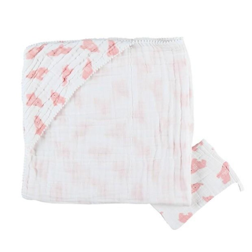 Mix&Match Rose Clair Set De Bain - Moussline Bio roze