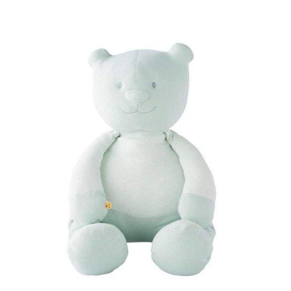 Paco, Nouky & Lola - nouky mint peluche large 70cm coton bio munt groen