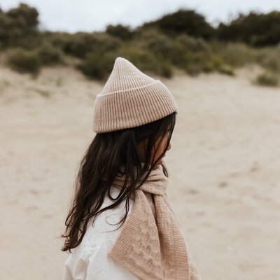Beanie Fonzie sand Beanie Fonzie sand