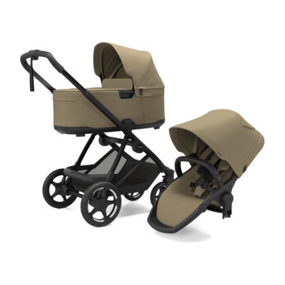 Charm 2 in 1 + Maple Connect pasgeborene bundel Faded Khaki Charm 2 in 1 + Maple Connect pasgeborene bundel Faded Khaki