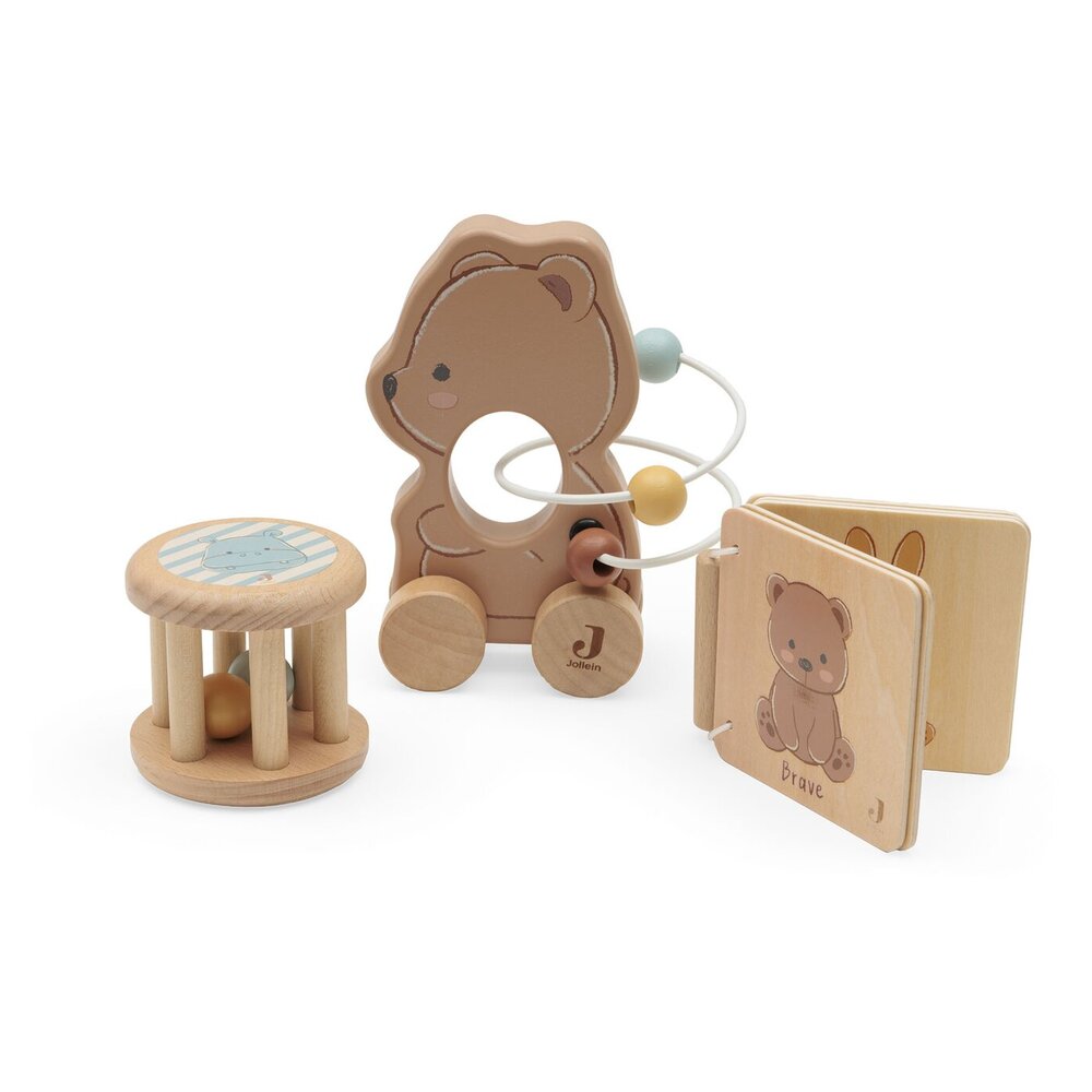 Houten Giftset Bear Brave
