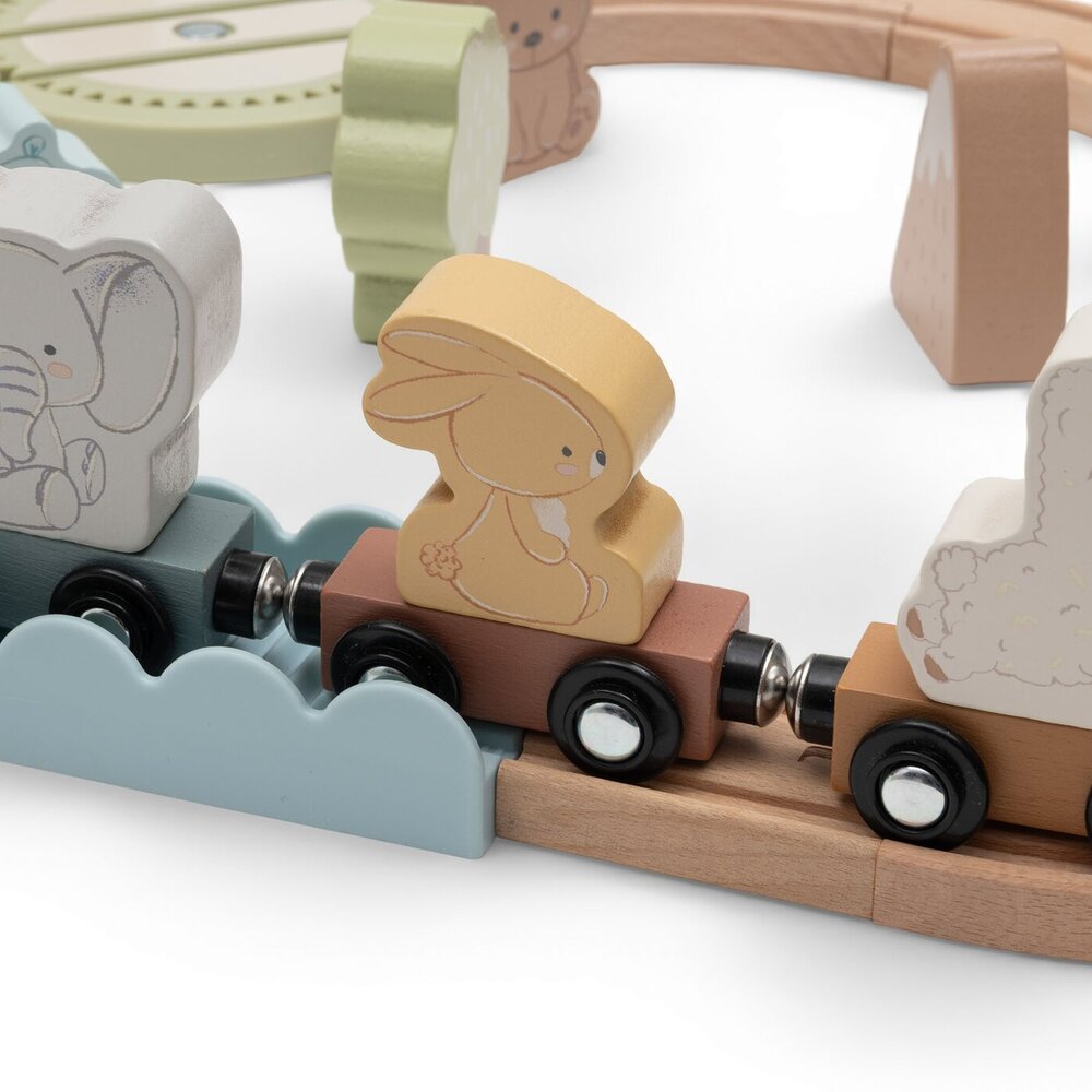 Houten Treinset Jollies Houten Treinset Jollies