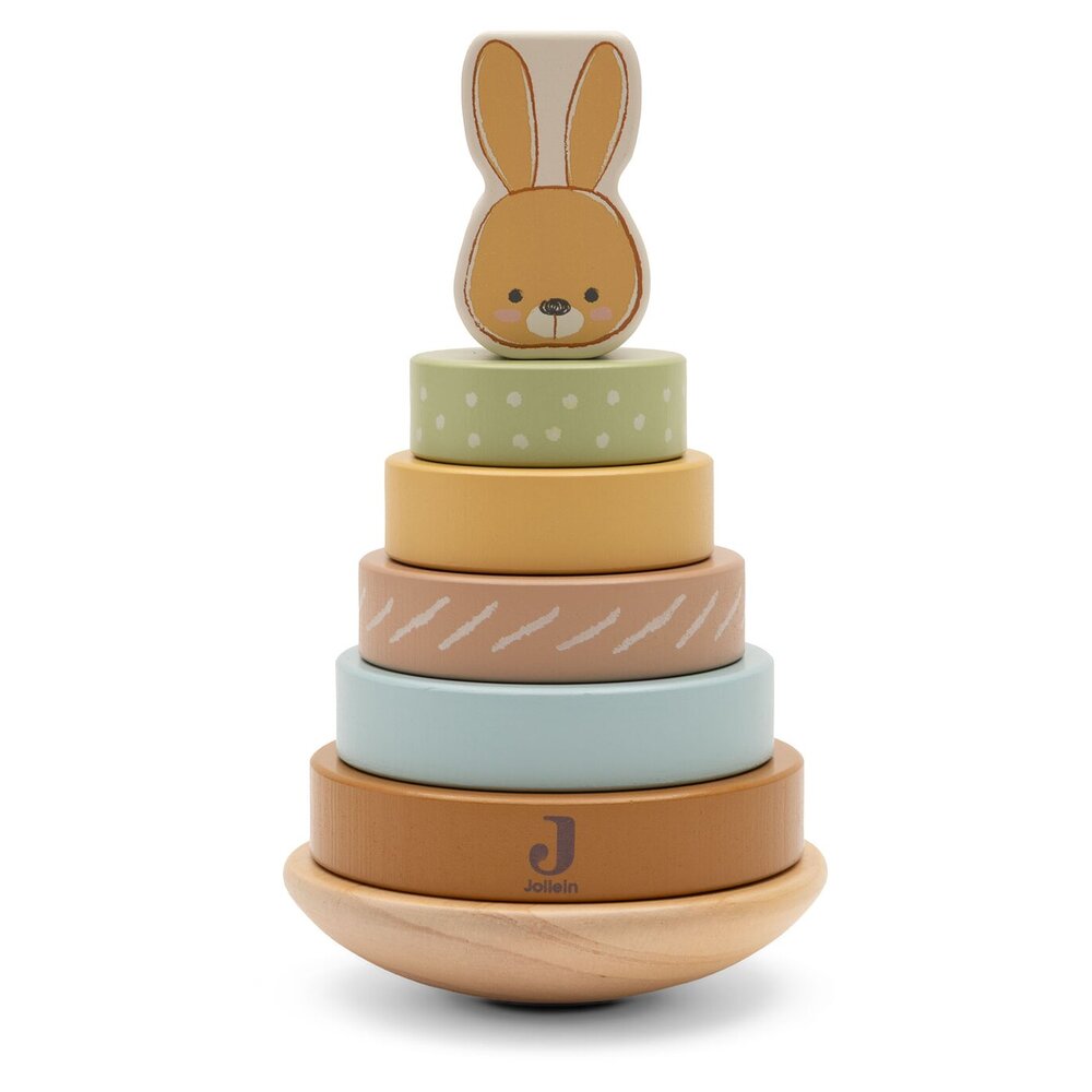 Houten Tuimelstapelaar Bunny Luz Houten Tuimelstapelaar Bunny Luz