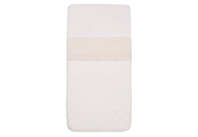 Laken Ledikant 120x150cm Ruffle Natural Laken Ledikant 120x150cm Ruffle Natural