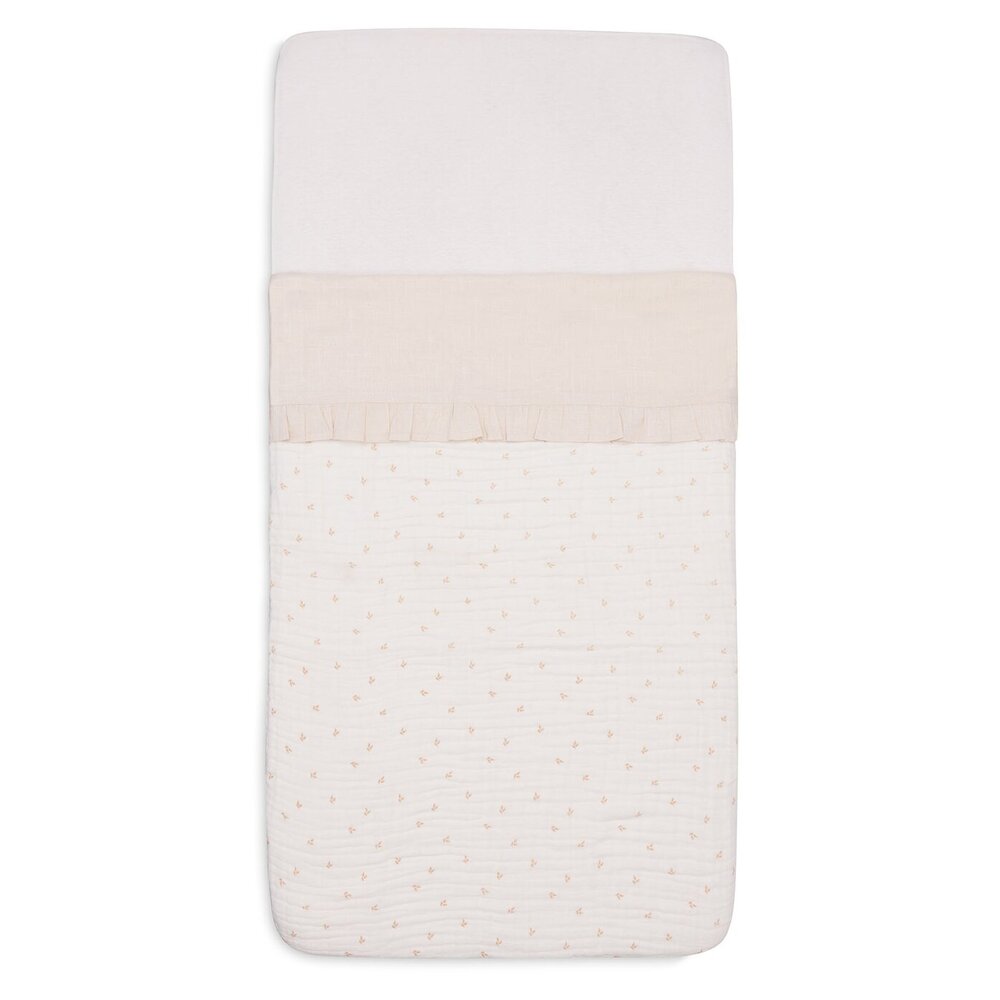 Laken Wieg 75x100cm Ruffle Natural Laken Wieg 75x100cm Ruffle Natural