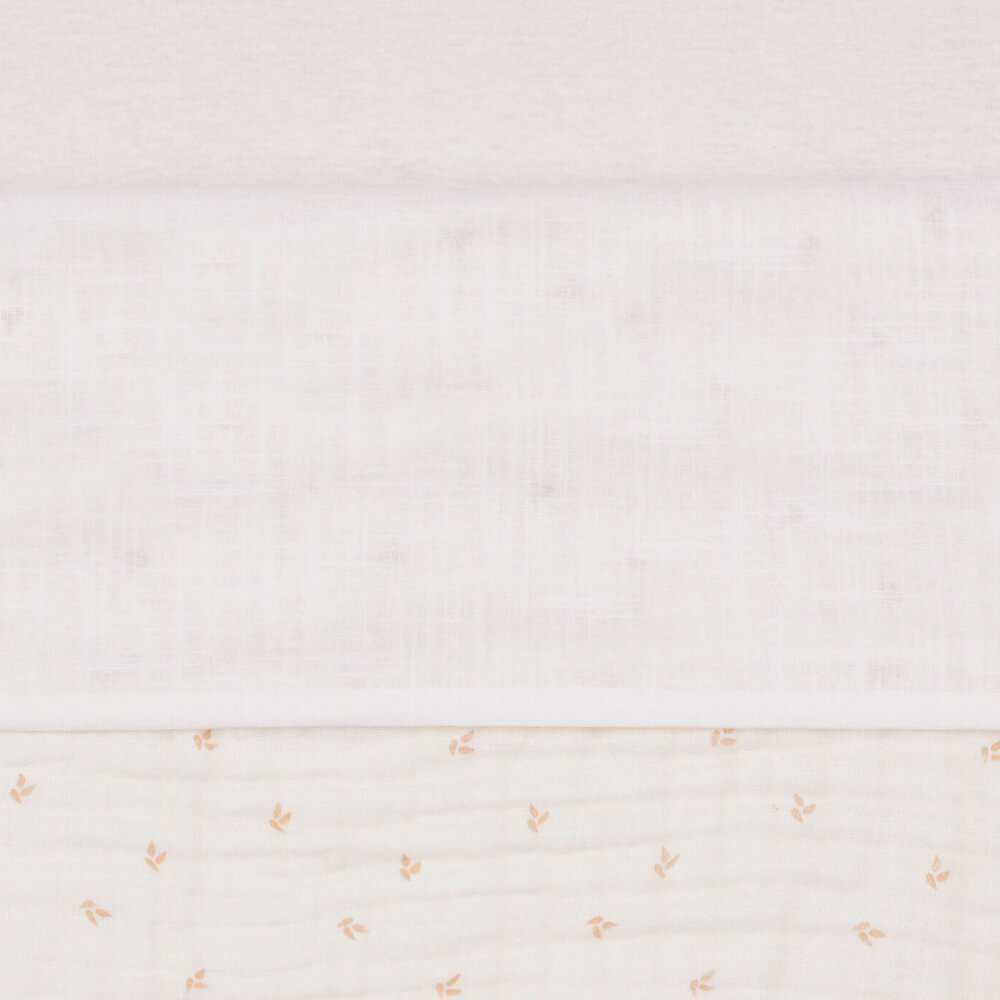 Laken Wieg 75x100cm Slub Ivory