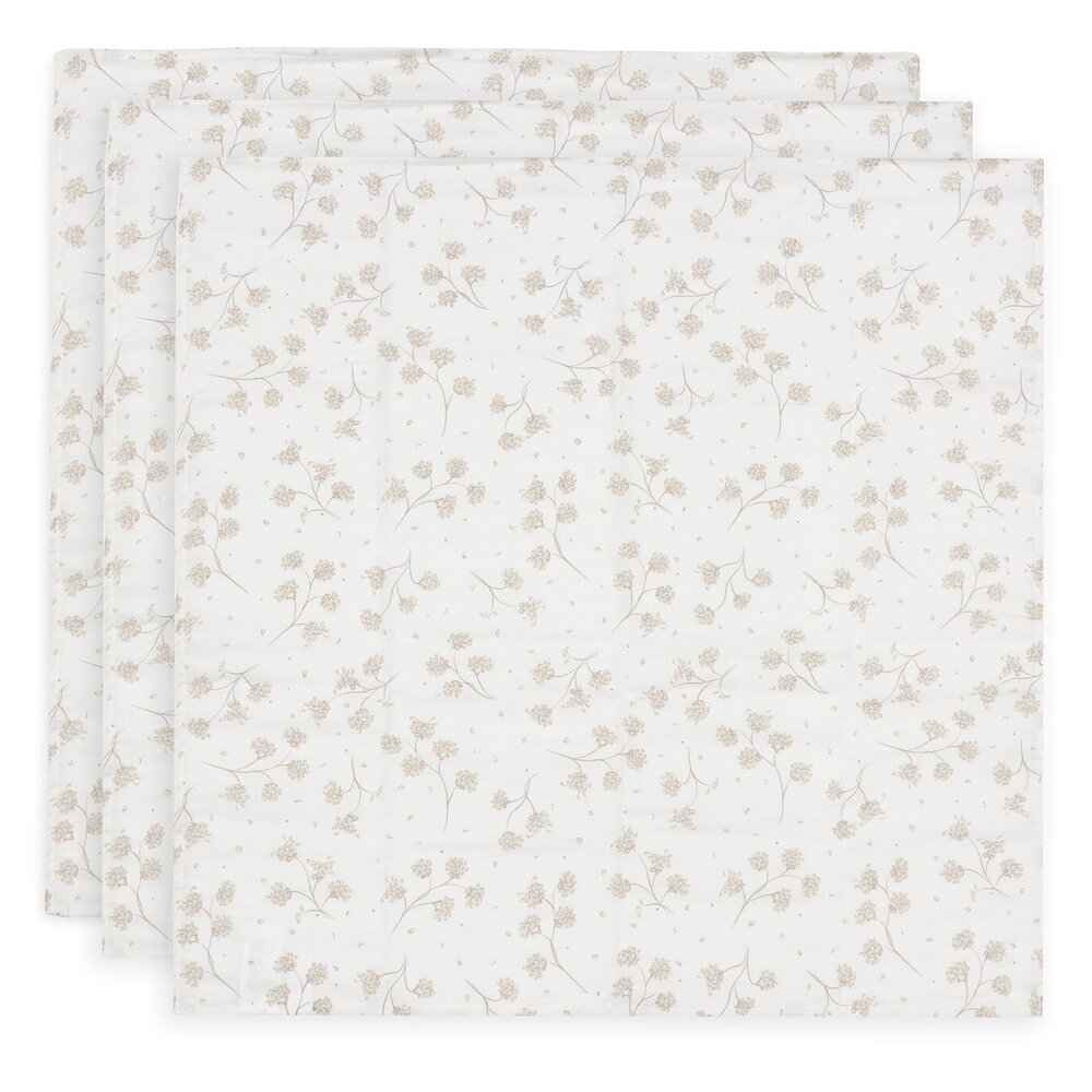 Hydrofiele Doek Small 70x70cm - 3 Stuks Leafy Dreams