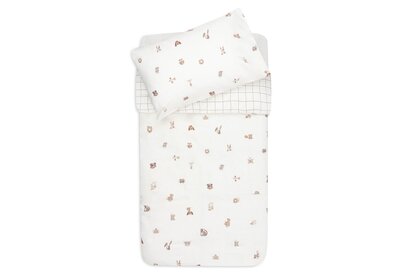 Dekbedovertrek met sloop 100x140cm Animal friends Dekbedovertrek met sloop 100x140cm Animal friends