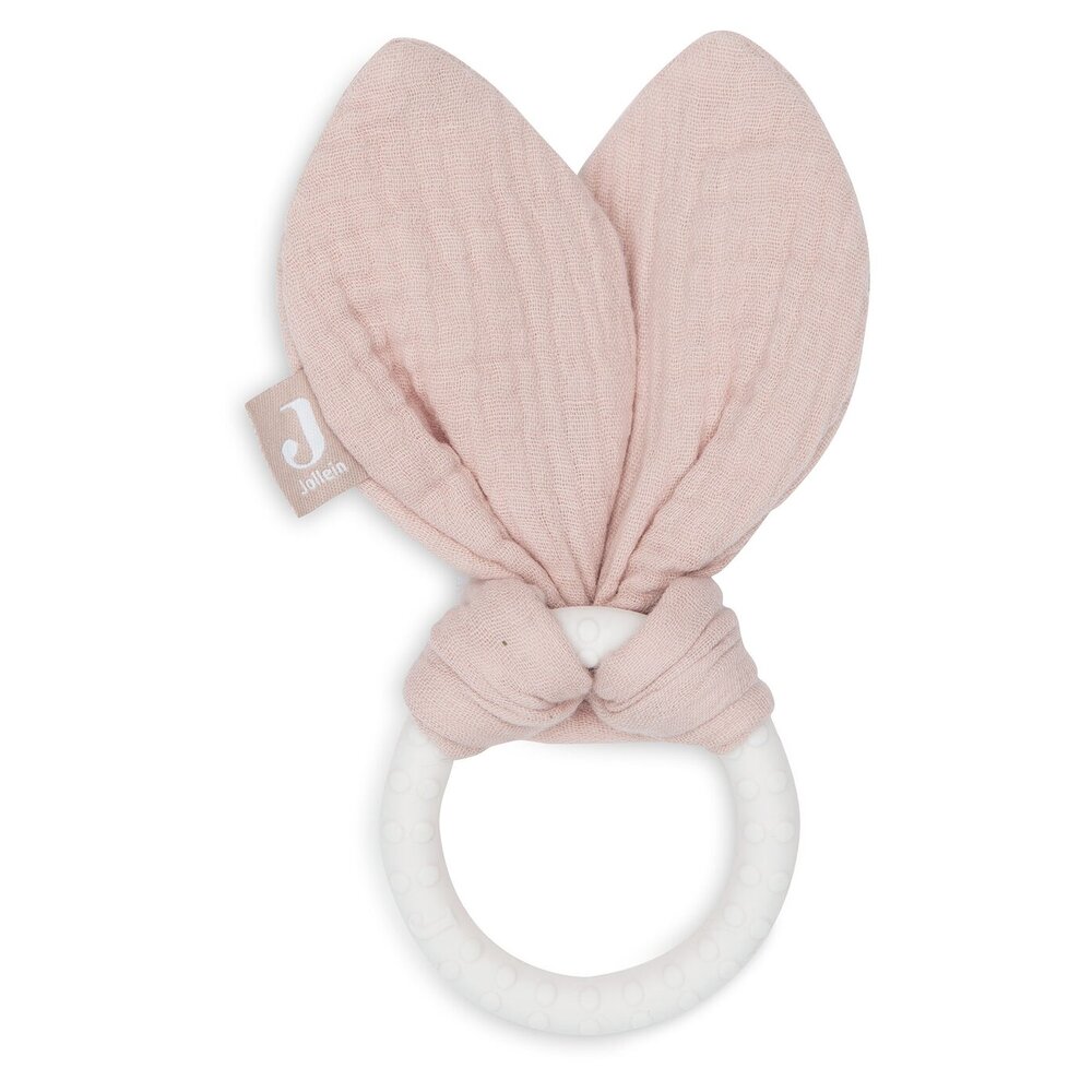 Bijtring Siliconen Bunny Ears Wild Rose Bijtring Siliconen Bunny Ears Wild Rose