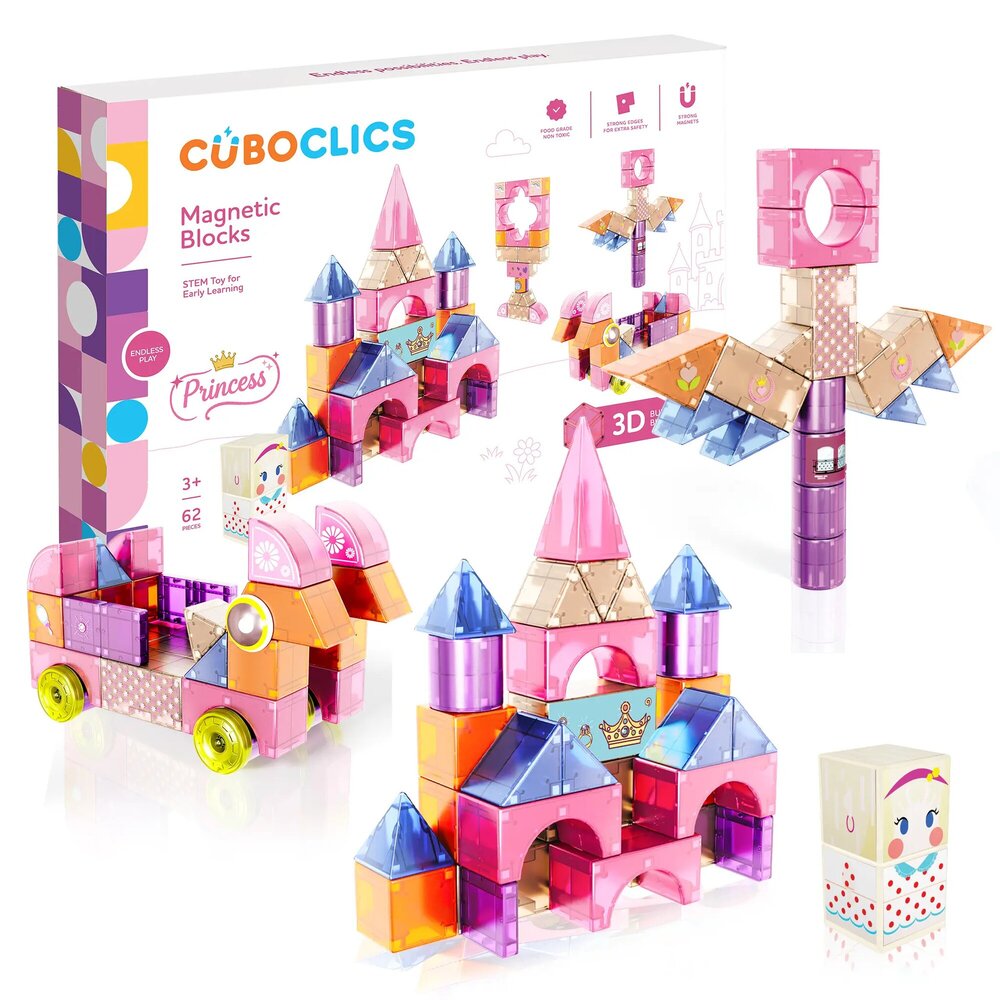 Bouwdoos Princess 62 Pieces Bouwdoos Princess 62 Pieces