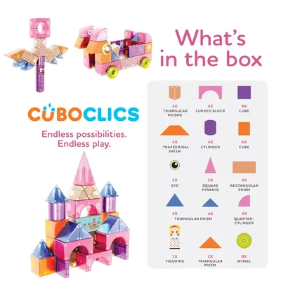 Bouwdoos Princess 62 Pieces Bouwdoos Princess 62 Pieces