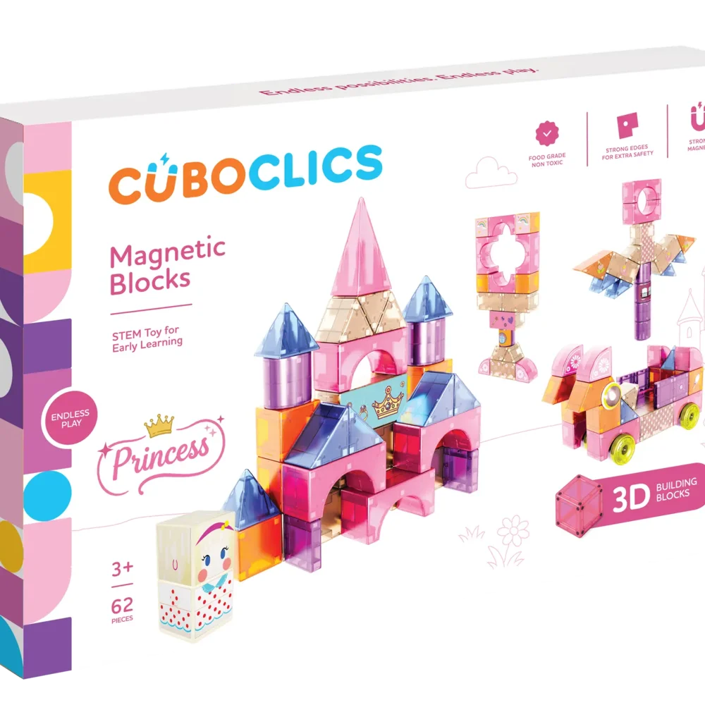 Bouwdoos Princess 62 Pieces Bouwdoos Princess 62 Pieces