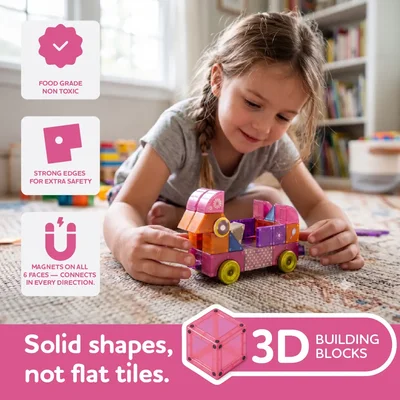 Bouwdoos Princess 62 Pieces Bouwdoos Princess 62 Pieces