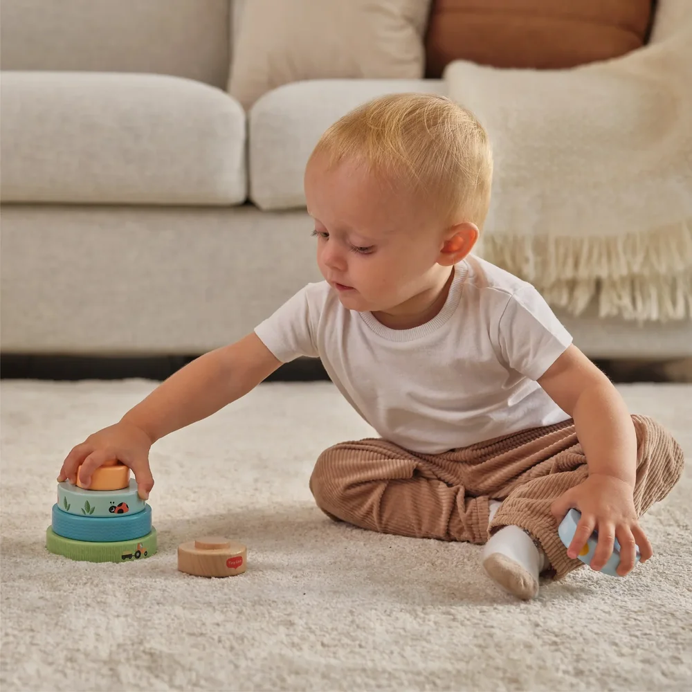 Wooden stacking tower Farmers funday Wooden stacking tower Farmers funday