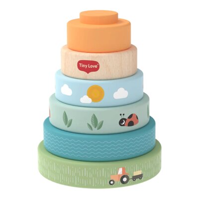 Wooden stacking tower Farmers funday Wooden stacking tower Farmers funday