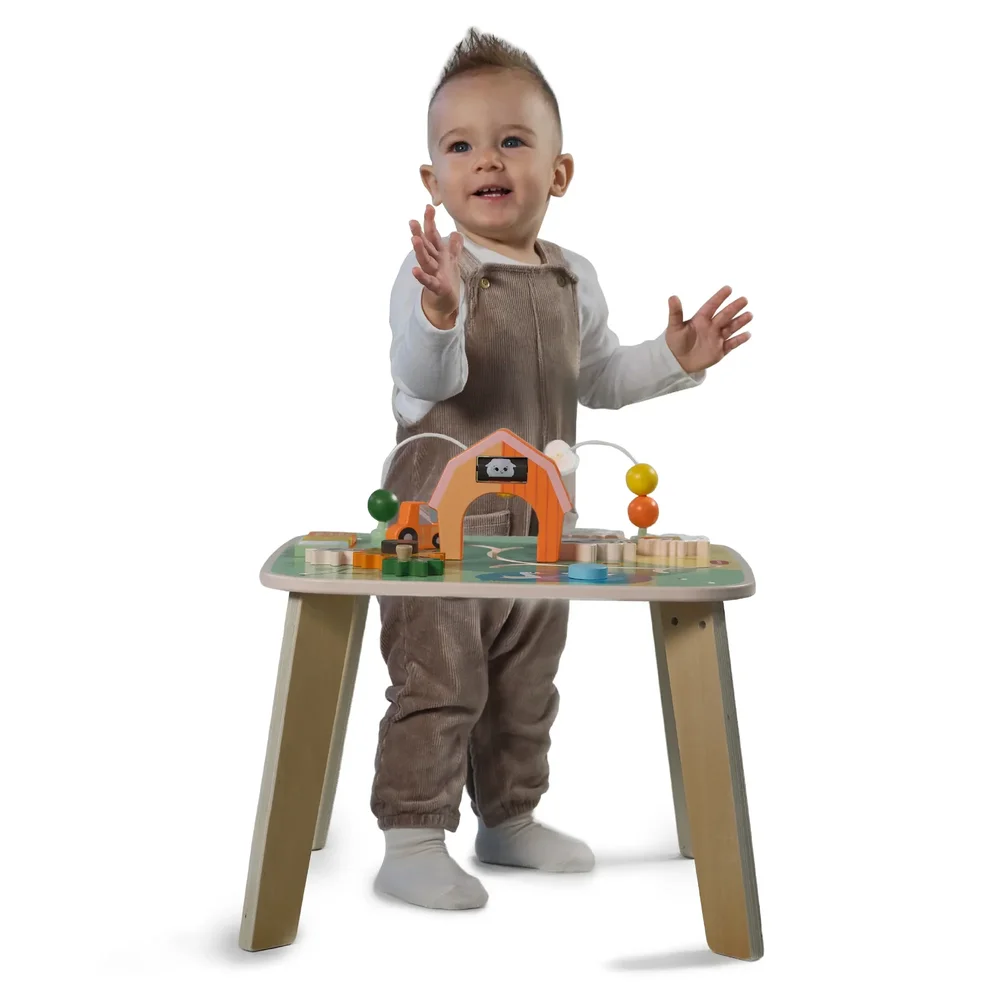 Houten activiteitentafel Farmers funday Houten activiteitentafel Farmers funday