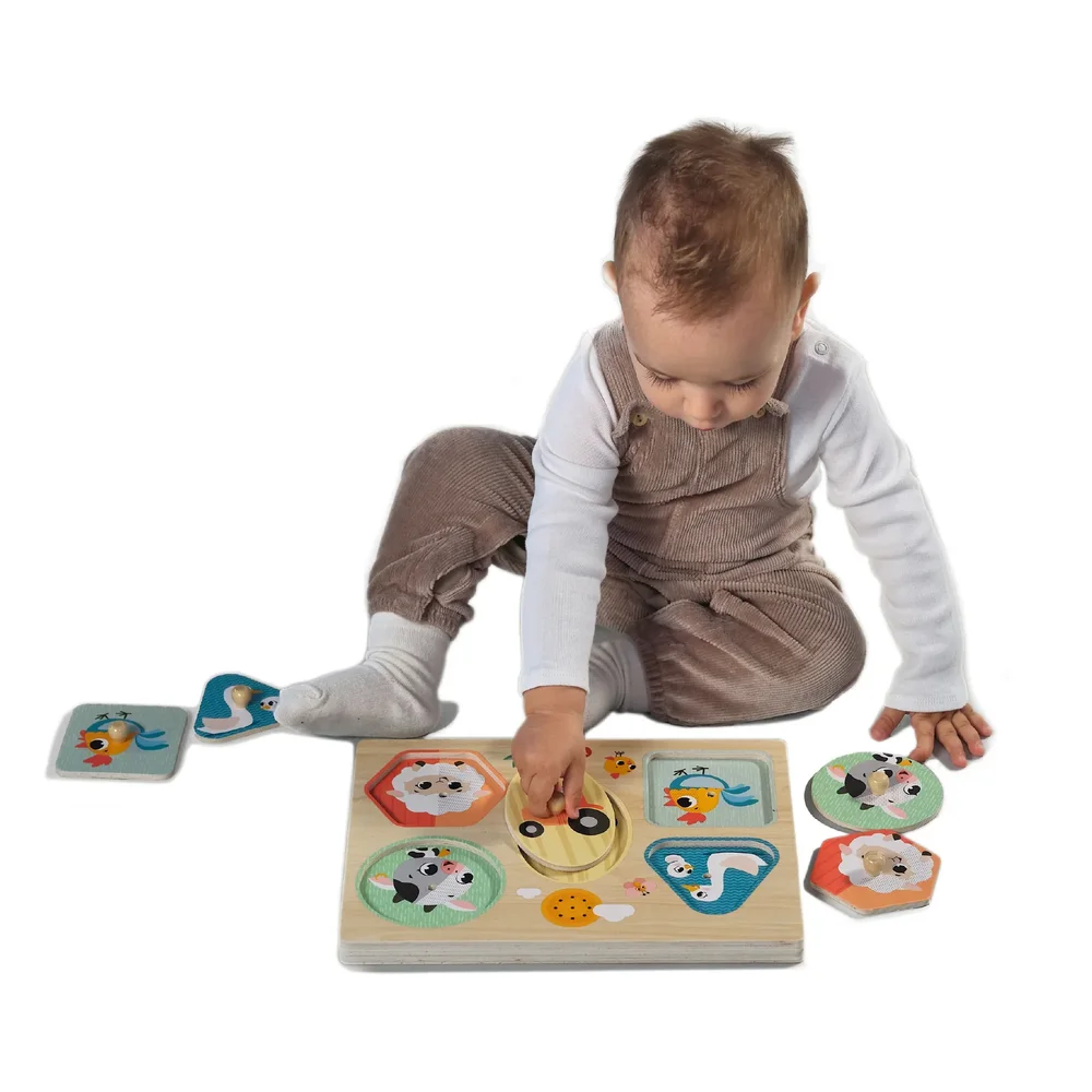Houten geluidspuzzel Farmers funday Houten geluidspuzzel Farmers funday