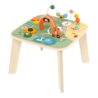 Houten activiteitentafel Farmers funday Houten activiteitentafel Farmers funday