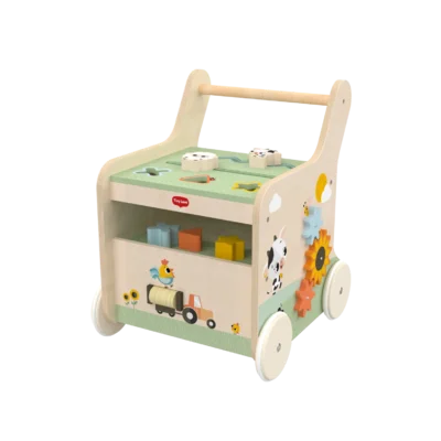 Houten activiteiten loopwagen Farmers funday Houten activiteiten loopwagen Farmers funday