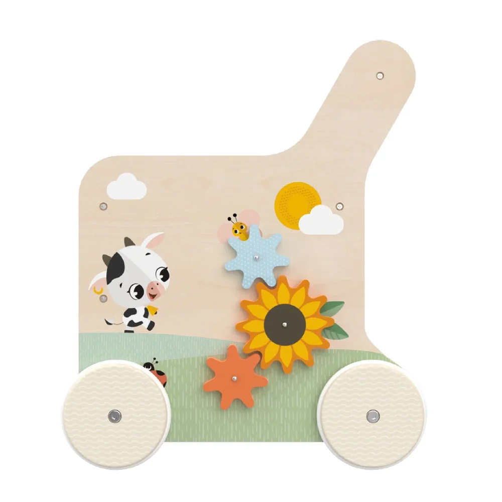 Houten activiteiten loopwagen Farmers funday Houten activiteiten loopwagen Farmers funday