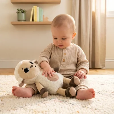 Snuggly buddy sheep Farmers funday