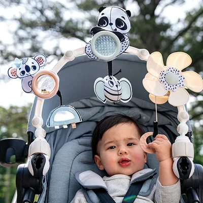 Speelboog kinderwagen Black & white decor Speelboog kinderwagen Black & white decor