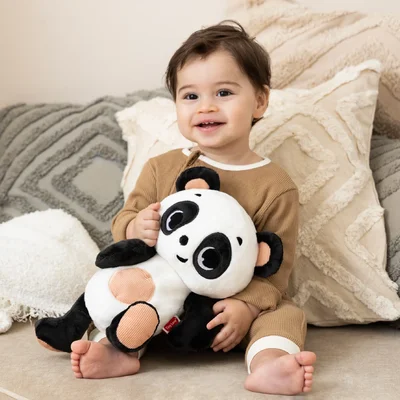 Snuggly buddy panda Black & white decor