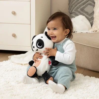 Snuggly buddy panda Black & white decor