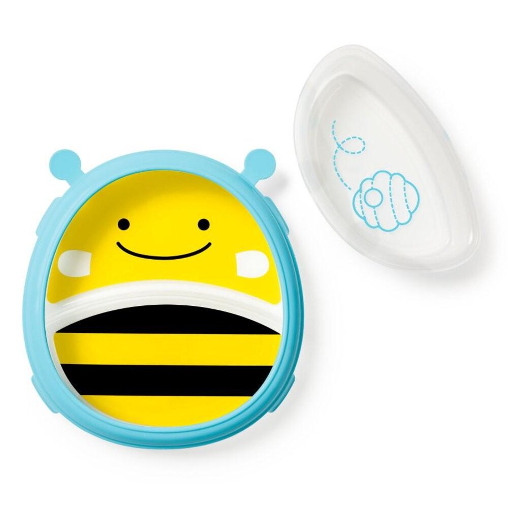 Zoo Smart Serve plate & bowl Set - Bee