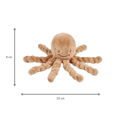 Octopus donker beige 22 cm Lapidou Octopus donker beige 22 cm Lapidou