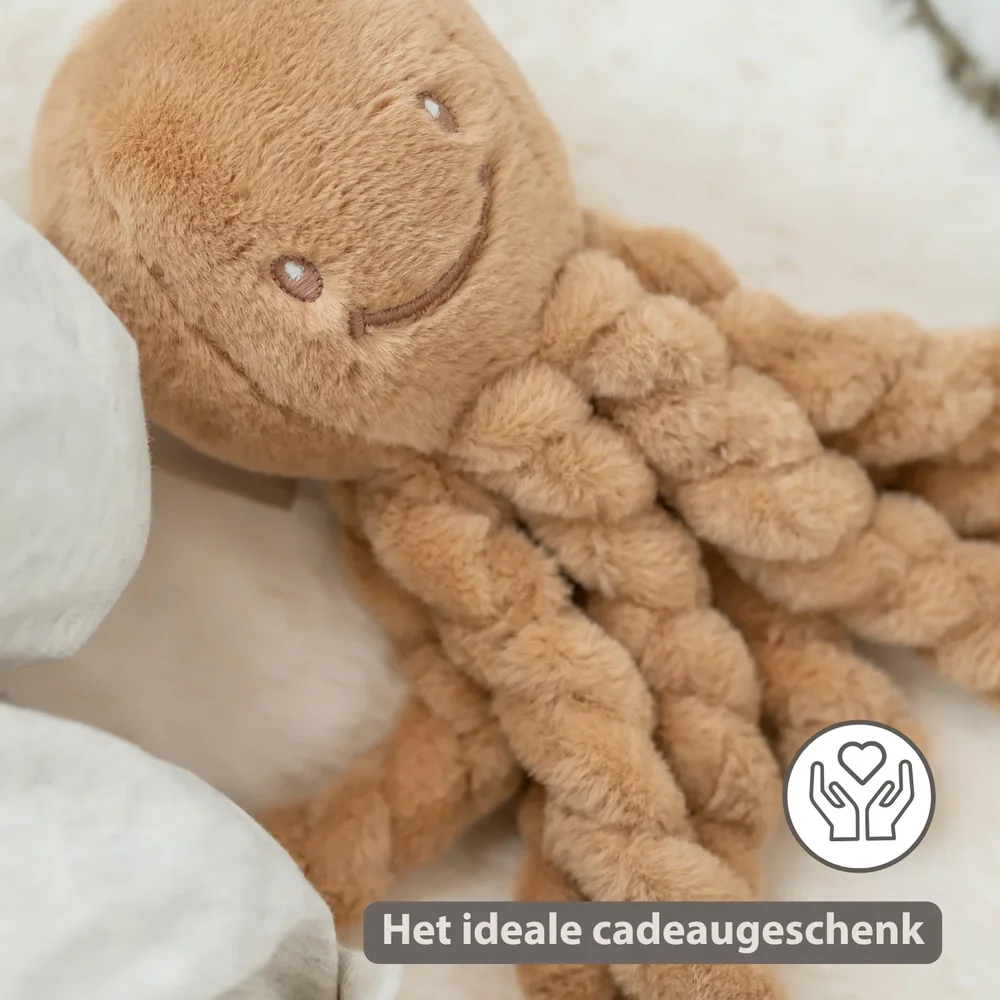 Octopus donker beige 22 cm Lapidou Octopus donker beige 22 cm Lapidou