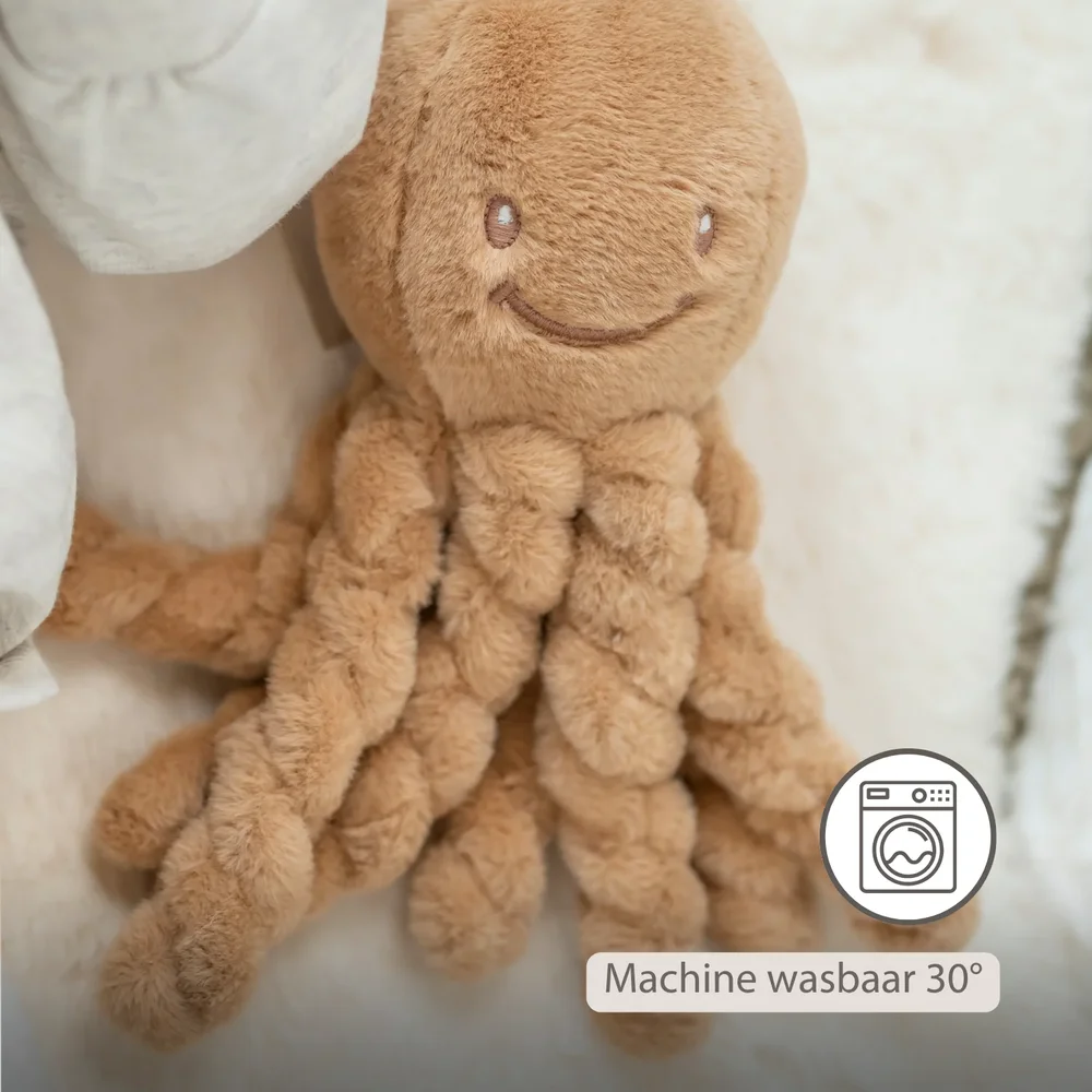 Octopus donker beige 22 cm Lapidou Octopus donker beige 22 cm Lapidou