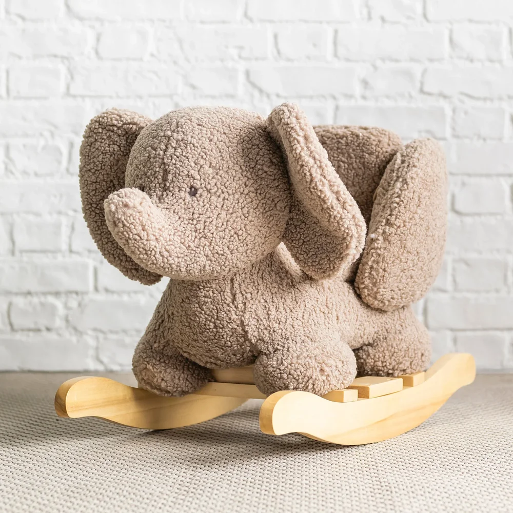 Schommelpaard Teddy olifant Taupe Schommelpaard Teddy olifant Taupe