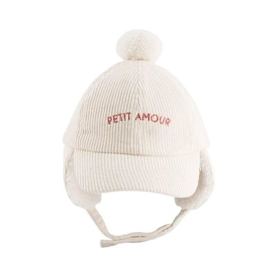 Chapka pompom - Petit Amour Cream