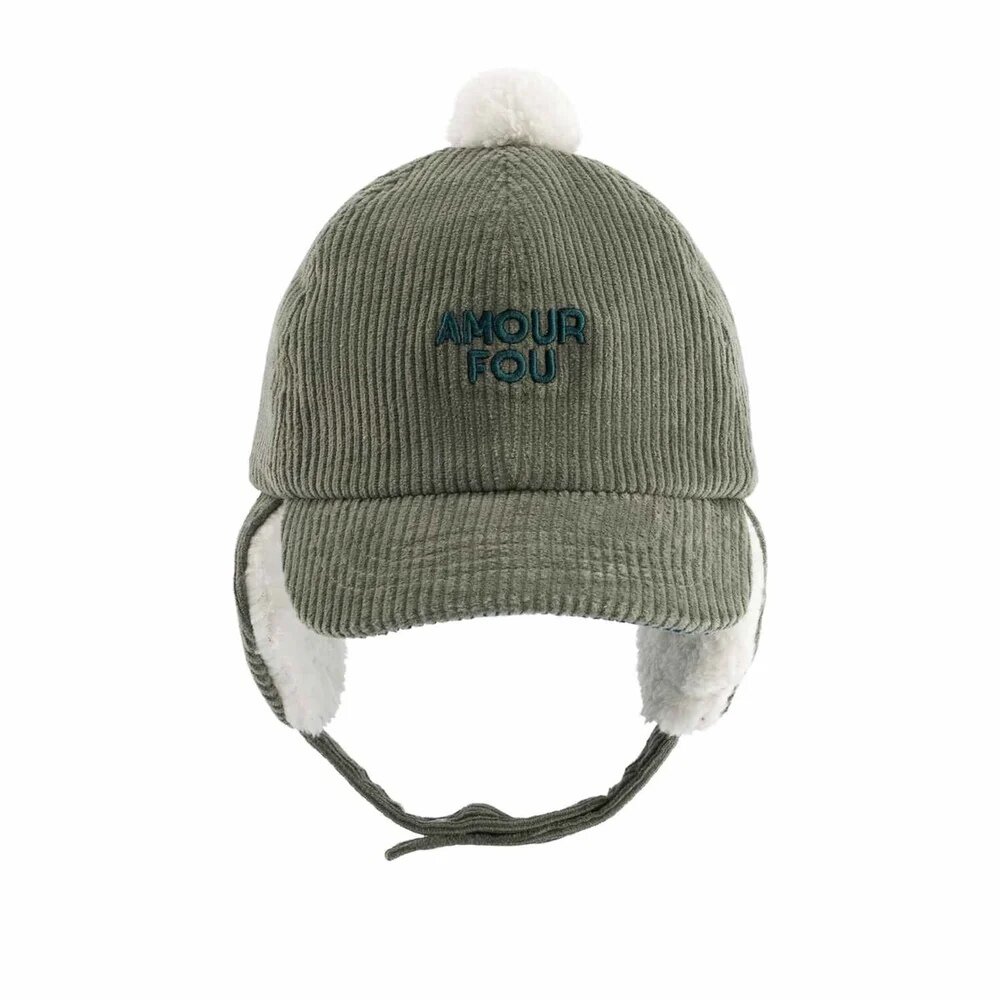 Chapka pompom - Amour Fou Green Chapka pompom - Amour Fou Green