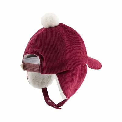Chapka pompom - Amour Fou Burgundy Chapka pompom - Amour Fou Burgundy
