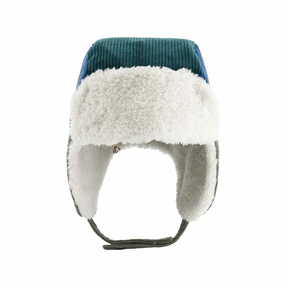 Chapka Tricolore Velours Green Chapka Tricolore Velours Green