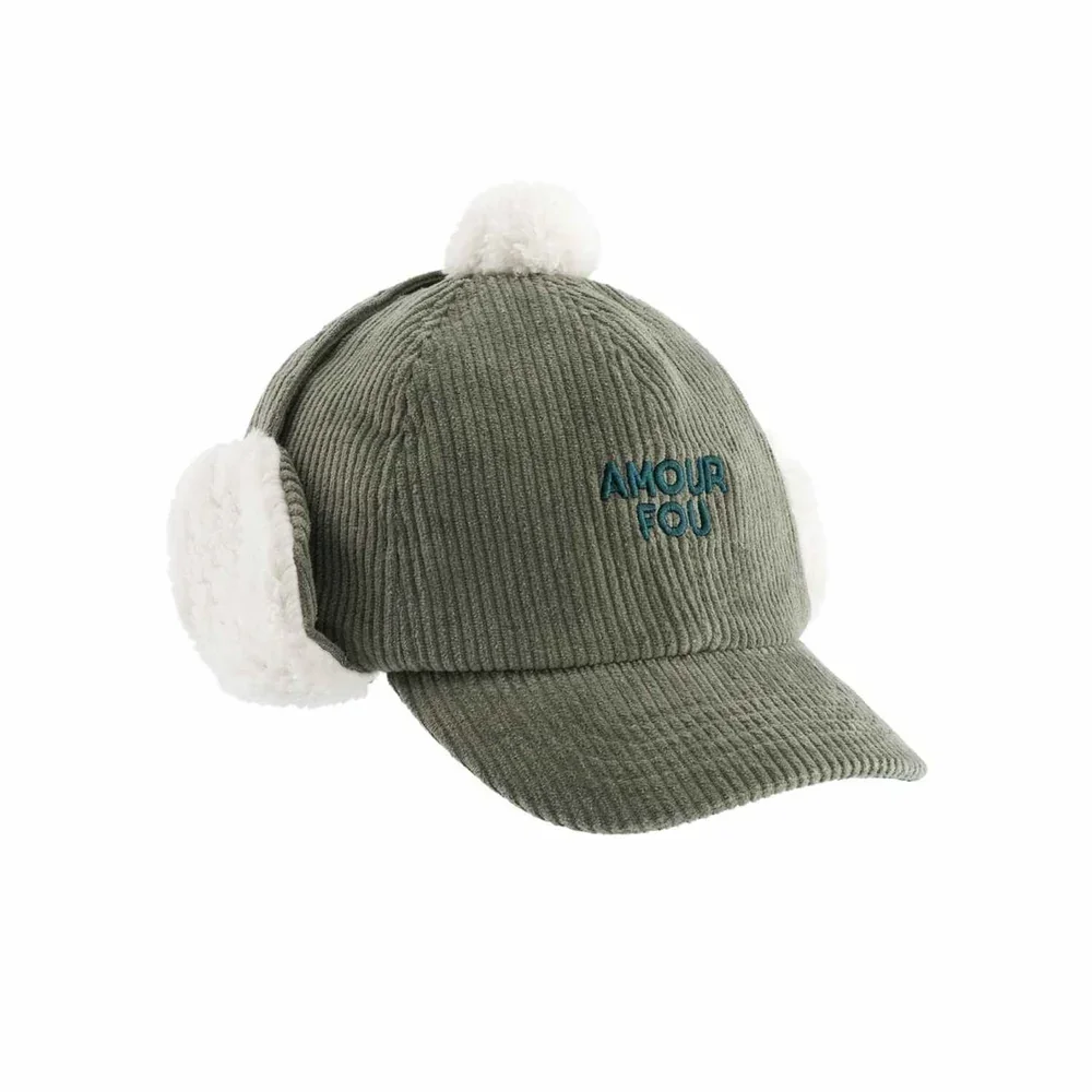 Chapka pompom - Amour Fou Green Chapka pompom - Amour Fou Green