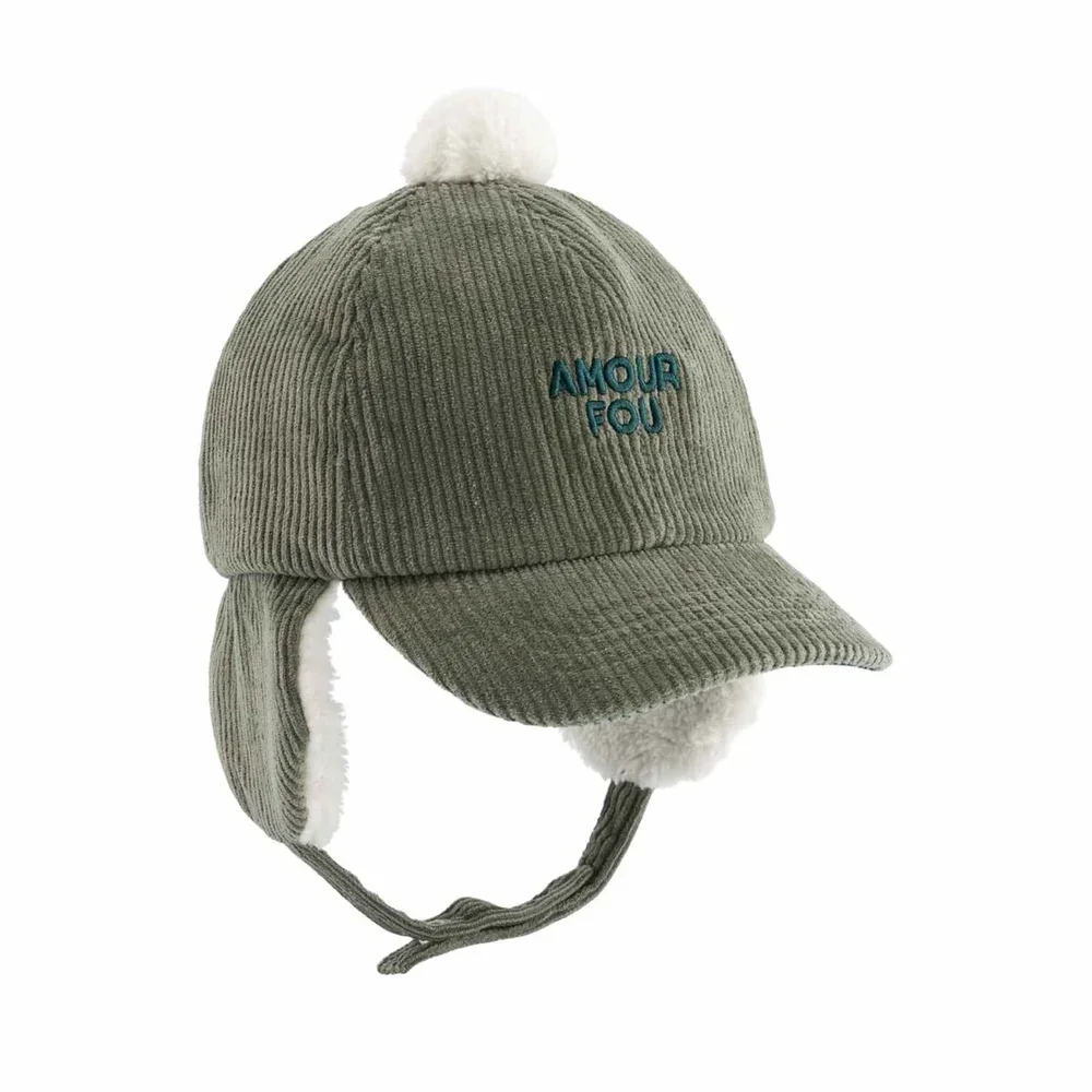 Chapka pompom - Amour Fou Green Chapka pompom - Amour Fou Green
