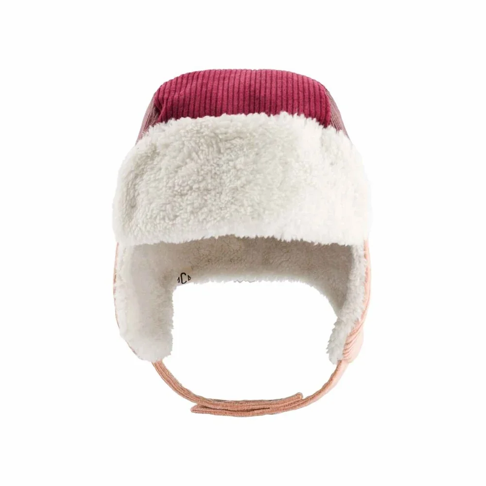 Chapka Tricolore Velours Rose Chapka Tricolore Velours Rose