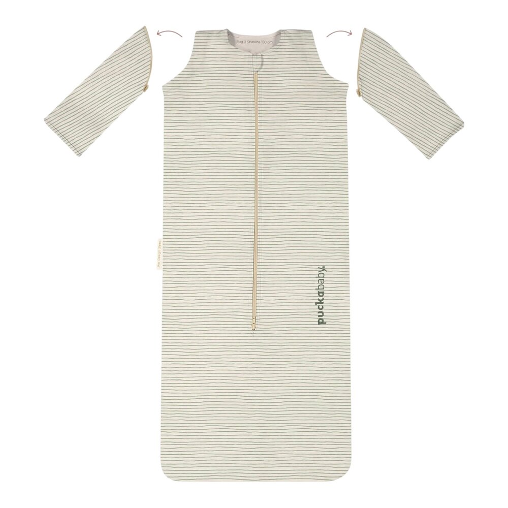The Bag 2 Seasons - 6 M/2.5 Y - 100 CM Green Stripes The Bag 2 Seasons - 6 M/2.5 Y - 100 CM Green Stripes