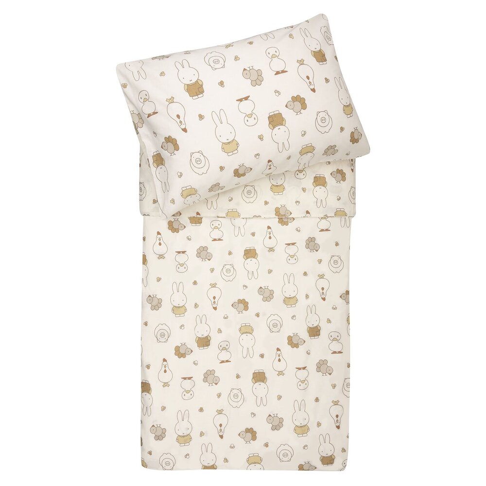 Dekbedovertrek met sloop 100x140cm Miffy Family Dekbedovertrek met sloop 100x140cm Miffy Family