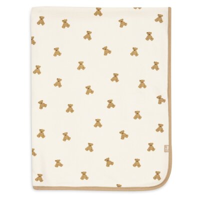 Deken Wieg 75x100cm Little Waffle - Mini Teddy Bea